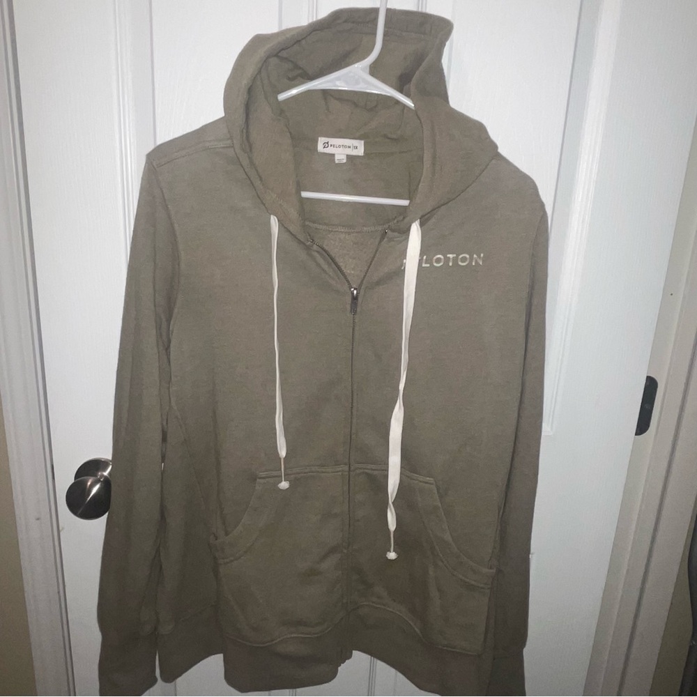 Peloton Olive Green Hoodie